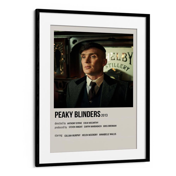 Peaky Blinders 2013 Iv Movie Posters in Black Frame With Mount