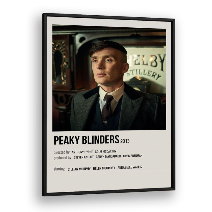Peaky Blinders 2013 Iv Movie Posters in Black Plain Frame