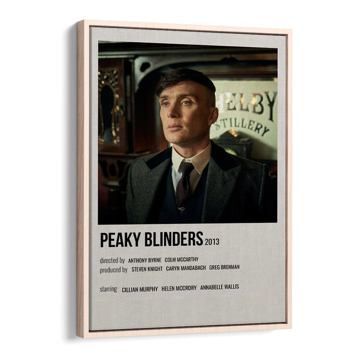 Peaky Blinders 2013 Iv Movie Posters in Oak Wood Floater Frame