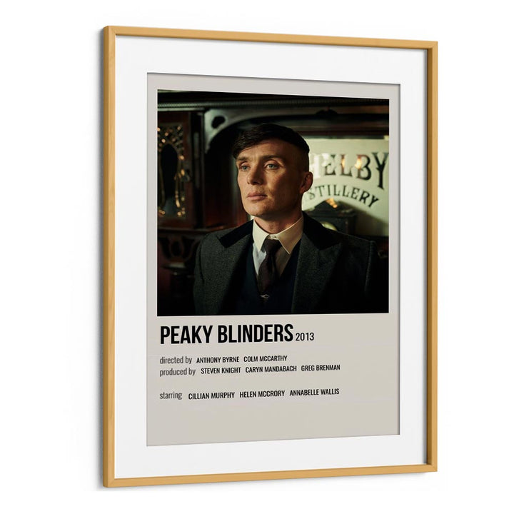 Peaky Blinders 2013 Iv Movie Posters in Oak Wood Frame With Mount