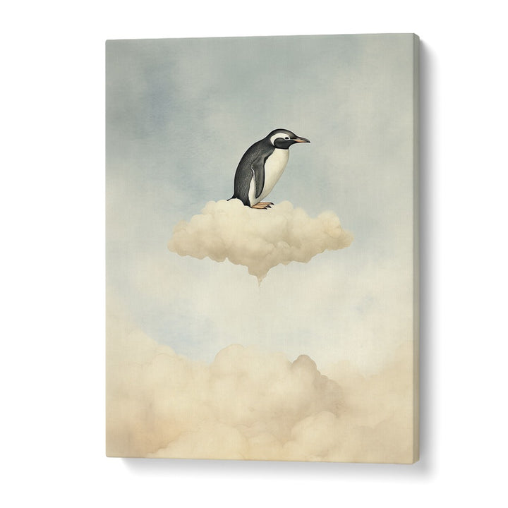 Penguin Flight  Kids Paintings in Gallery Wrap