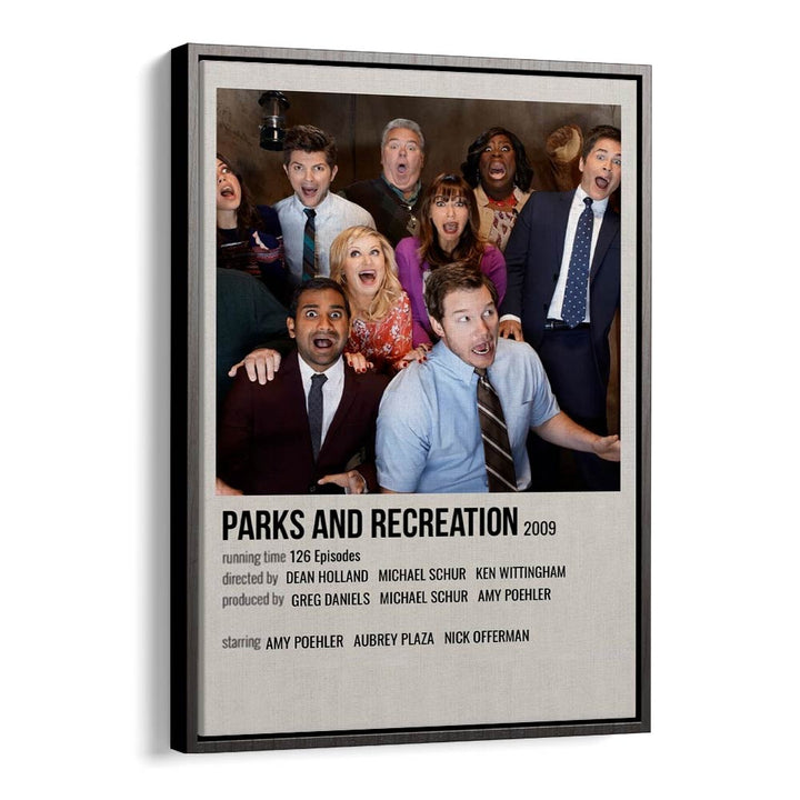 Perks Recreation 2009 Movie Posters in Black Floater Frame