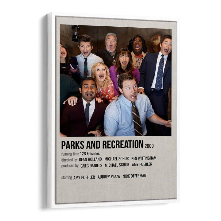 Perks Recreation 2009 Movie Posters in White Floater Frame