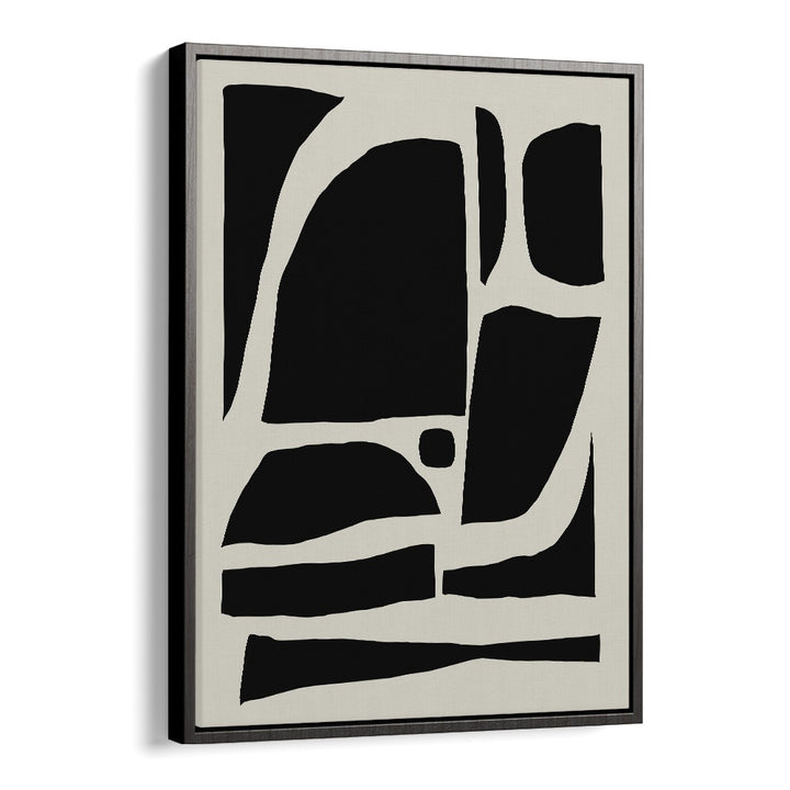 Pieces By Dan Hobday Abstract Art Abstract Paintings in Black Floater Frame