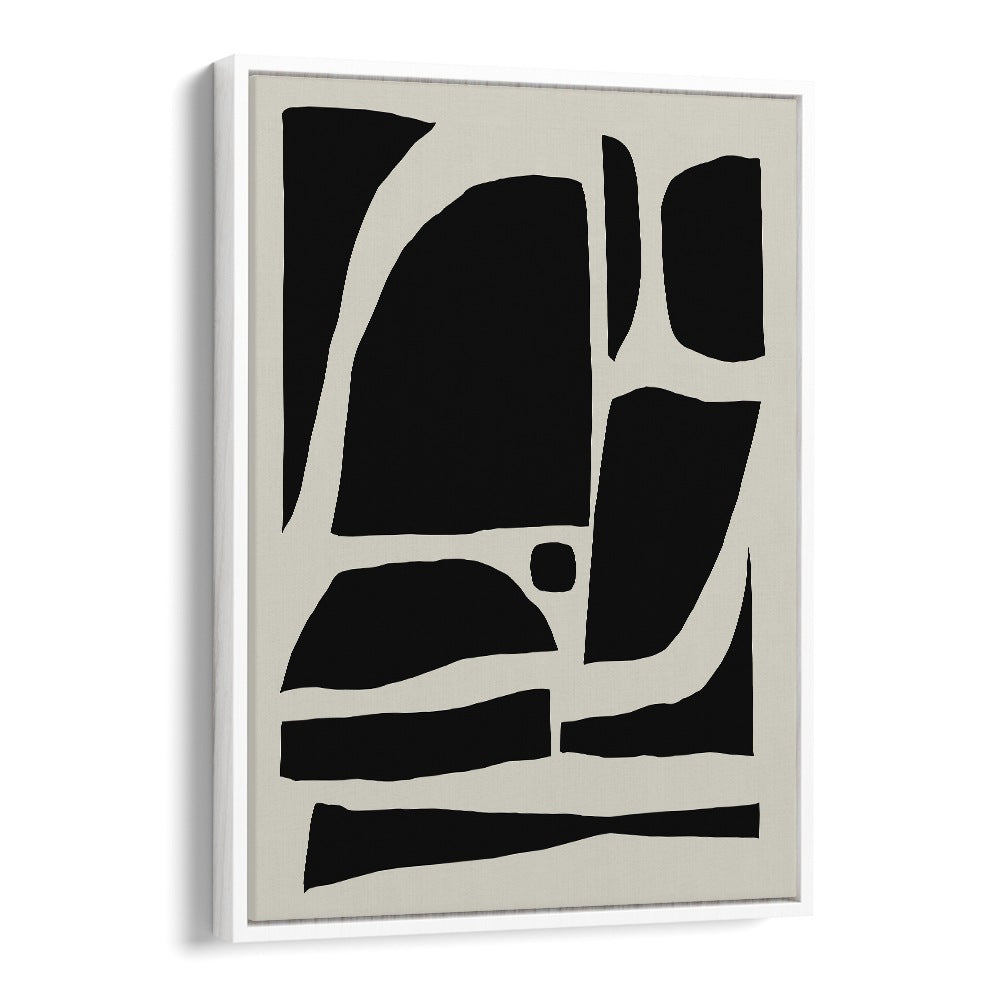 Pieces By Dan Hobday Abstract Art Abstract Paintings in White Floater Frame