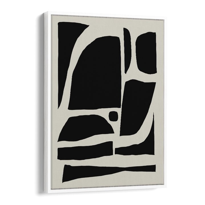 Pieces By Dan Hobday Abstract Art Abstract Paintings in White Floater Frame