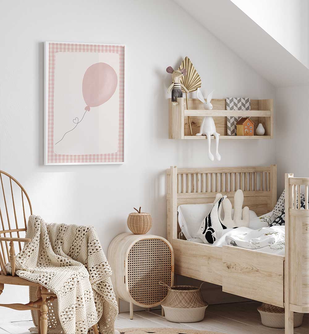 PINK BALLOON , KIDS ROOM PAINTINGS