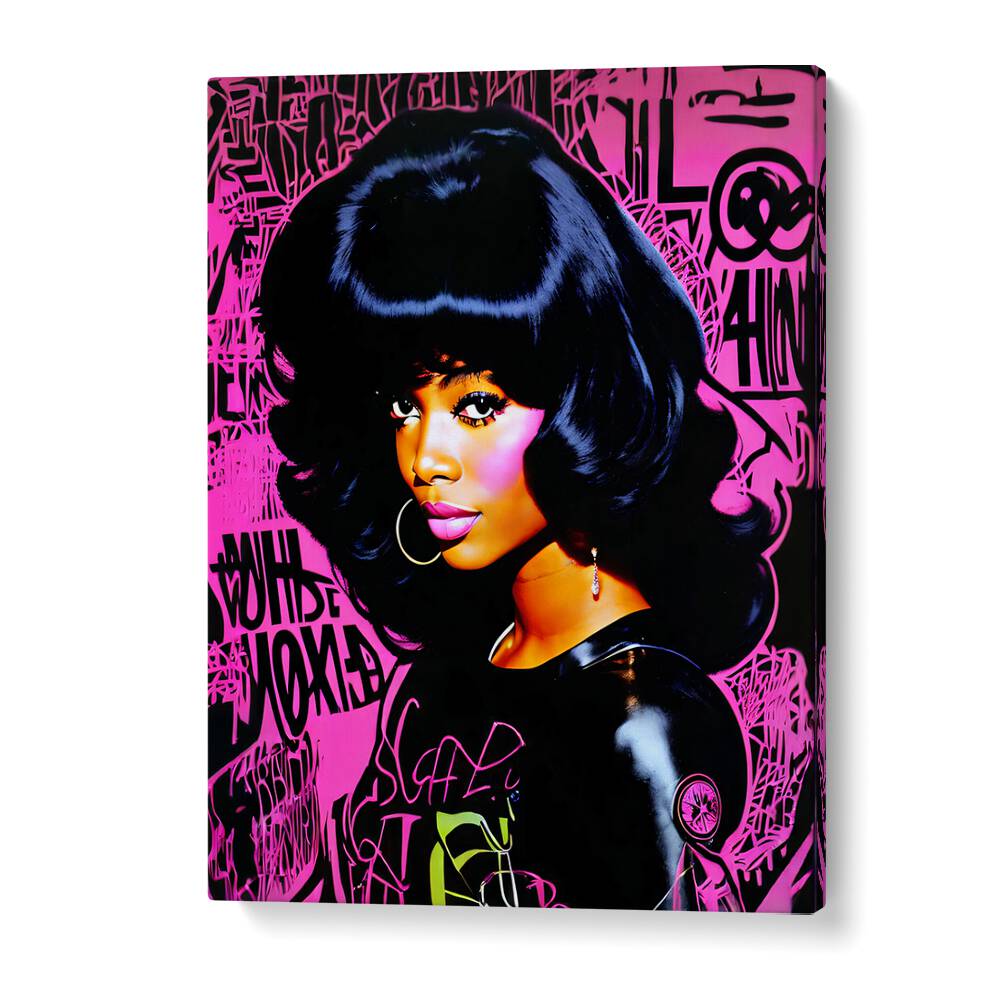 Pink Series Pop Art Paintings Pop Art Prints in Gallery Wrap