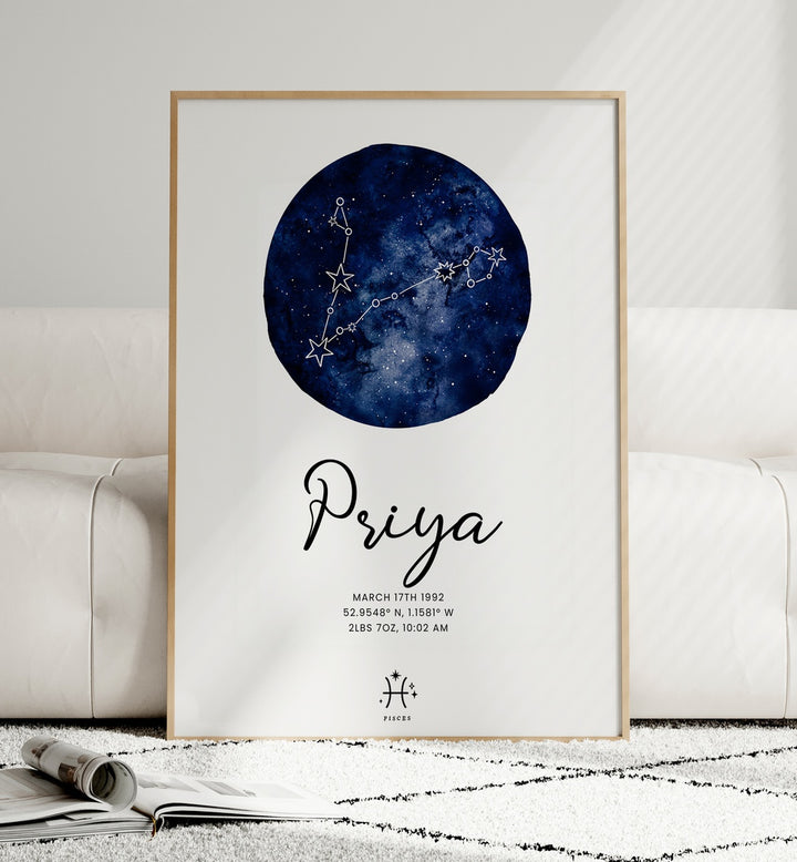 PERSONALIZED ZODIAC SIGN PRINT