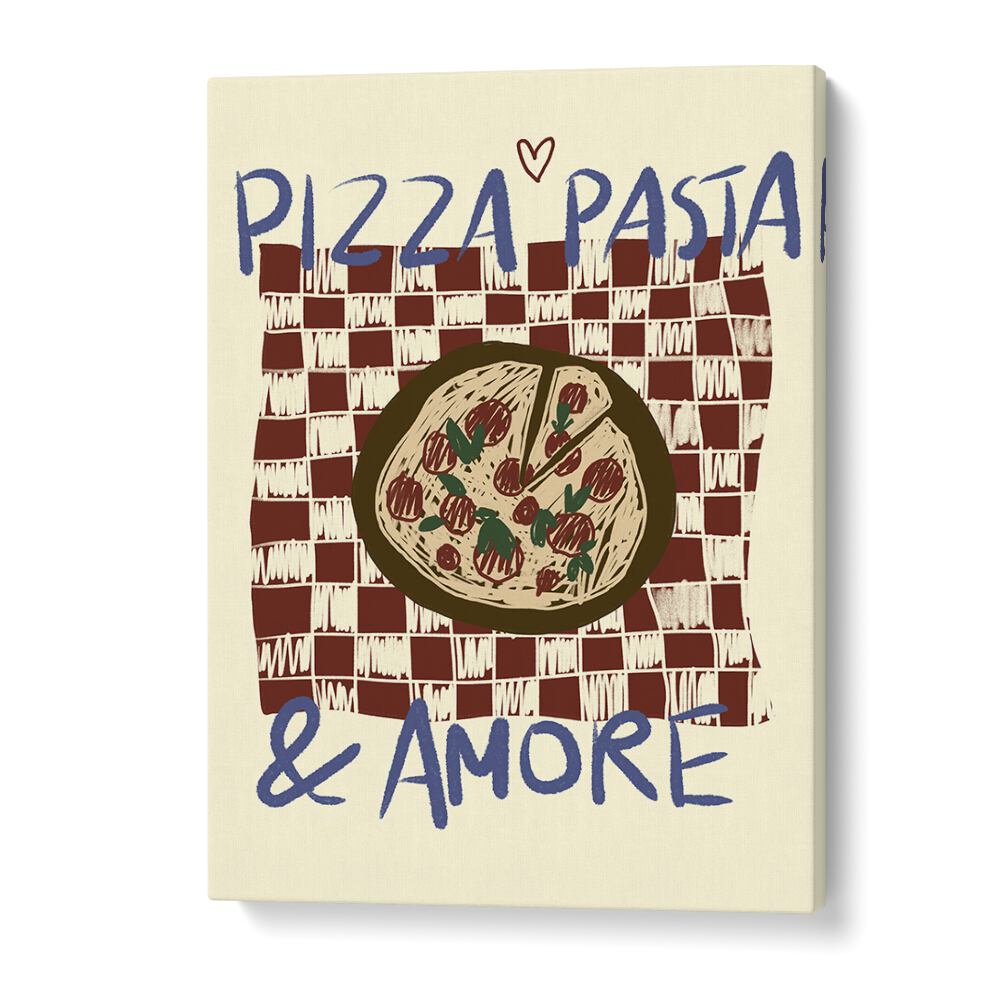 Pizza Pasta by Studio Dolci Kitchen Posters in Gallery Wrap