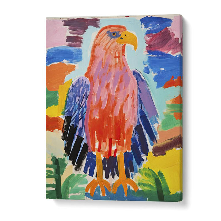 Pop Eagle  Kids Paintings in Gallery Wrap