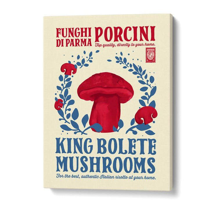 Porcini Kitchen Print by Studio Mandariini Kitchen Posters Kitchen Art Prints in Gallery Wrap