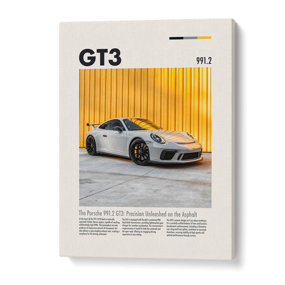 Stunning PORSCHE 991 GT3 car posters, perfect for elevating your home or office decor with iconic automotive art.
