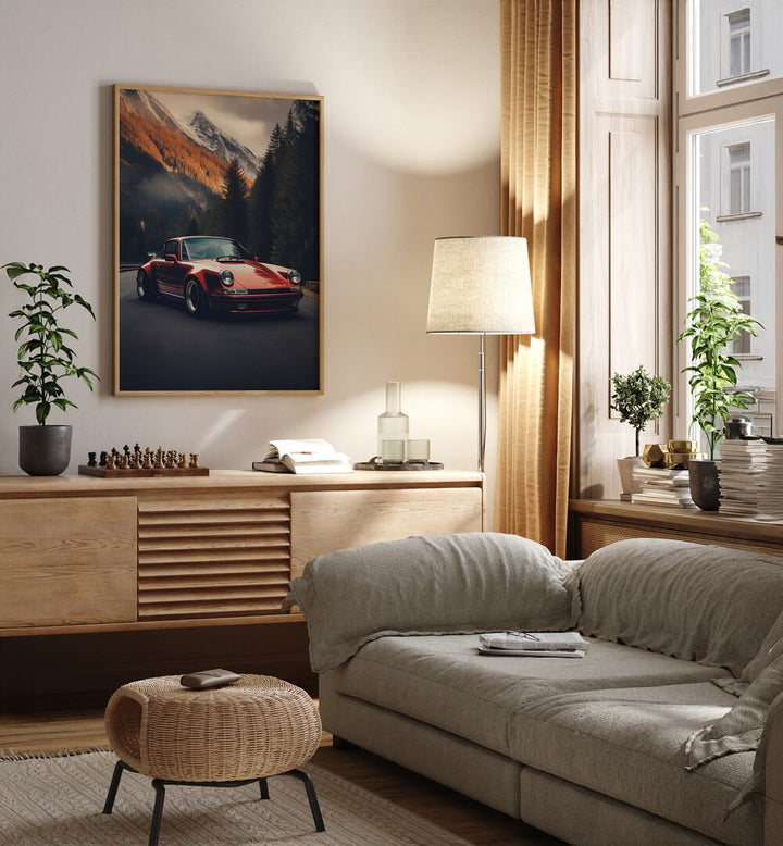 Revamp your decor with PORSCHE CREATIVE I, CAR POSTERS showcasing stunning automotive art for enthusiasts.