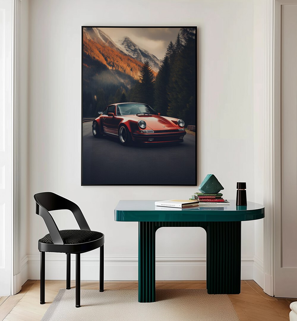 Revitalize your decor with PORSCHE CREATIVE I, CAR POSTERS showcasing iconic automotive elegance. Perfect for enthusiasts!