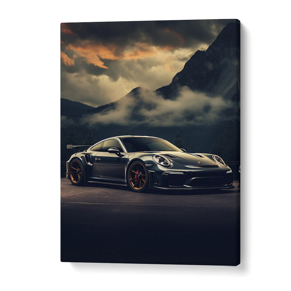 Transform your space with PORSCHE CREATIVE II, CAR POSTERS showcasing stunning automotive wall art for enthusiasts.