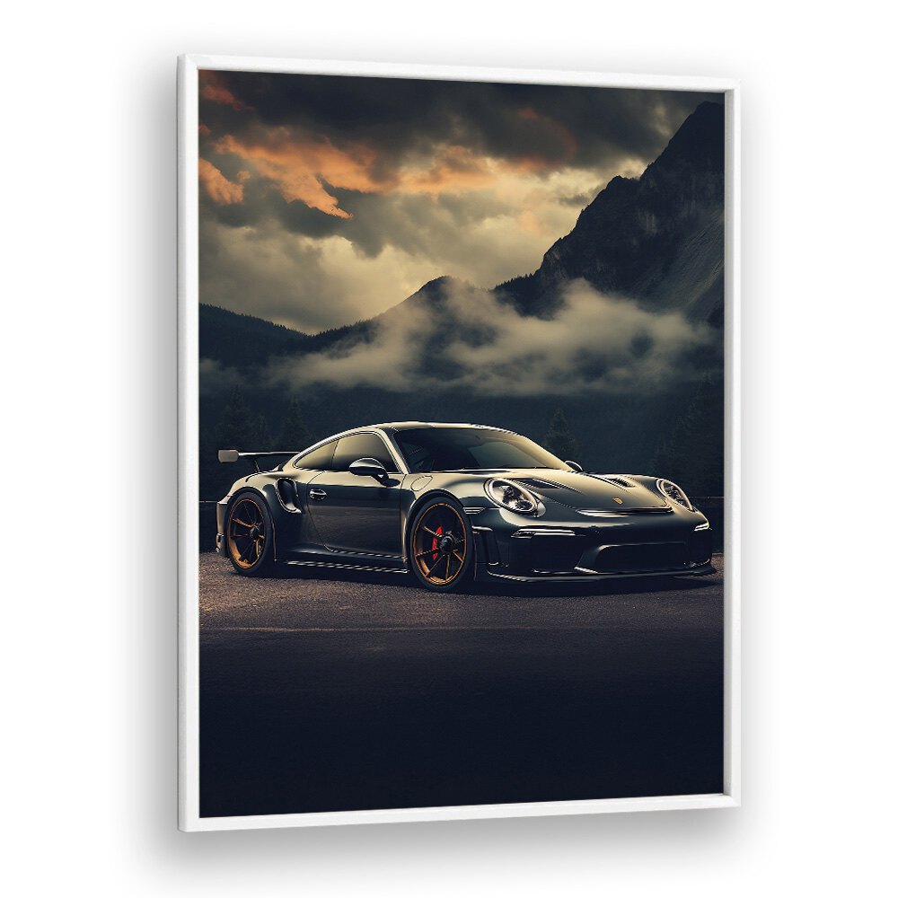 Transform your space with PORSCHE CREATIVE II, CAR POSTERS showcasing stunning automotive art and iconic design.