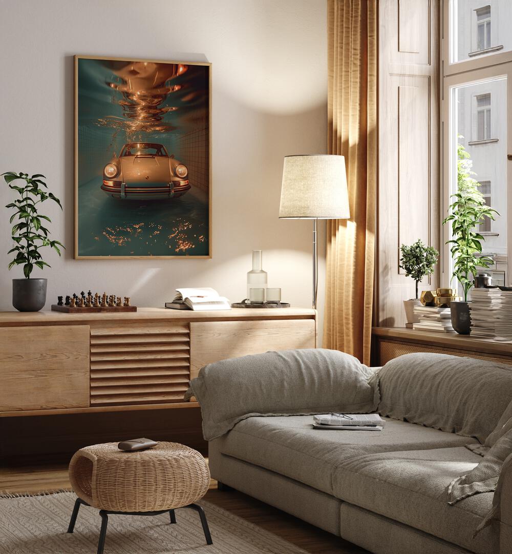 Transform your space with PORSCHE CREATIVE IV, CAR POSTERS showcasing stunning automotive wall art. Perfect for enthusiasts!