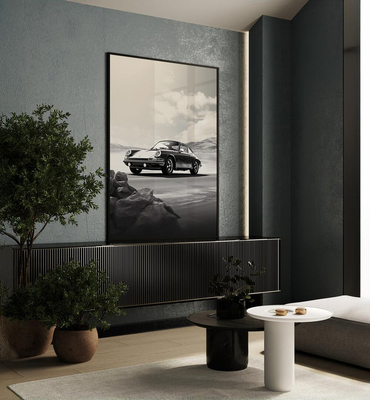 Transform your space with PORSCHE CREATIVE VI, CAR POSTERS, showcasing iconic automotive design and style.