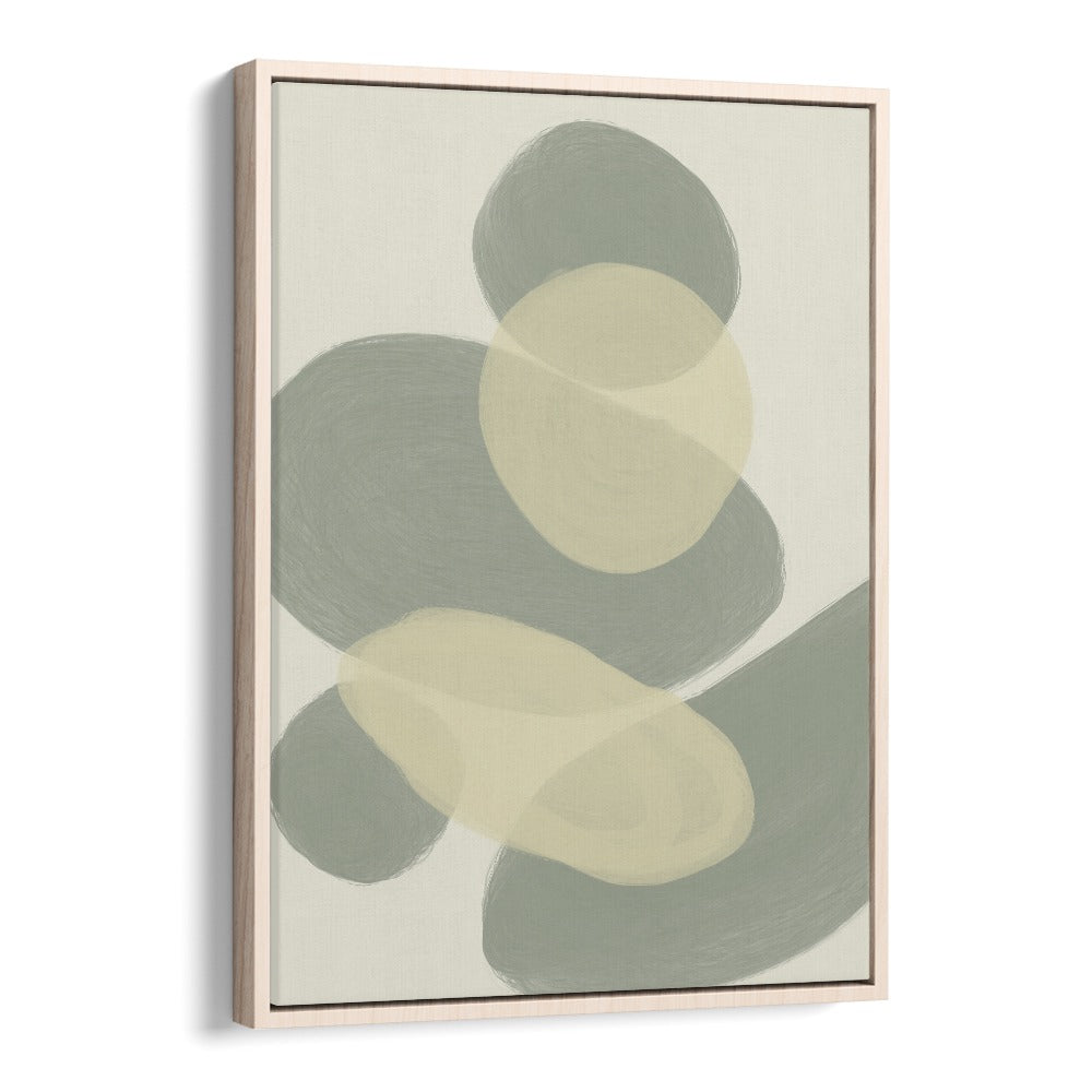 Portare by Yopie Studio Abstract Paintings Abstract Art Prints in Oak Wood Floater Frame