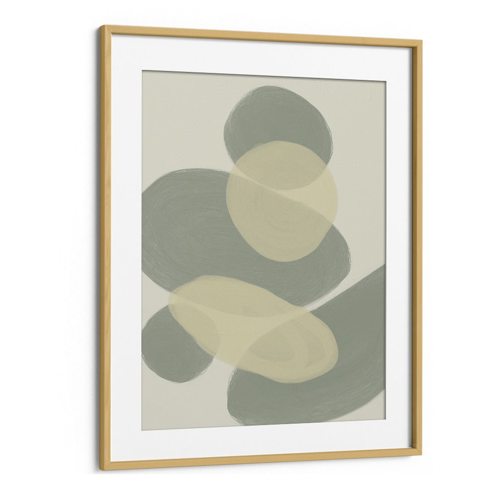 Portare by Yopie Studio Abstract Paintings Abstract Art Prints in Oak Wood Frame With Mount