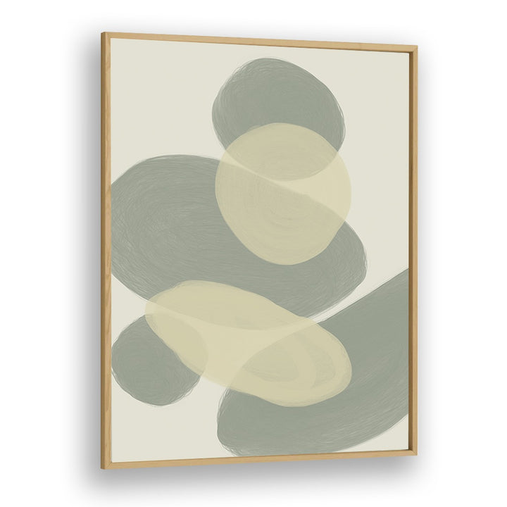 Portare by Yopie Studio Abstract Paintings Abstract Art Prints in Oak Wood Plain Frame