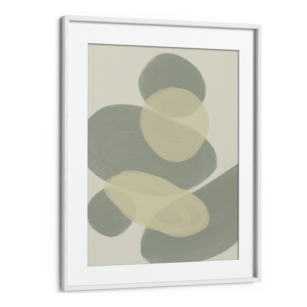 Portare by Yopie Studio Abstract Paintings Abstract Art Prints in White Frame With Mount