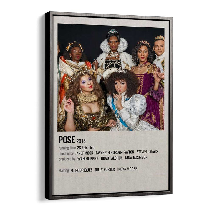 Pose 2018 Movie Posters in Black Floater Frame