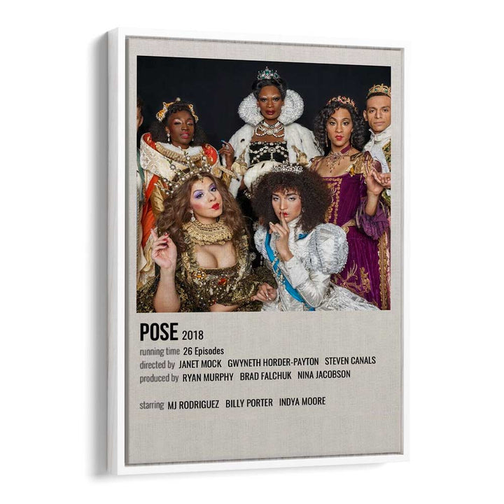 Pose 2018 Movie Posters in White Floater Frame