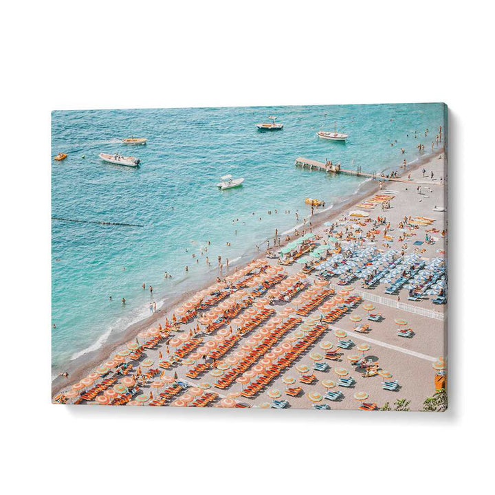 Positano Beach By Grace Digital Art Co Beach Prints in Gallery Wrap