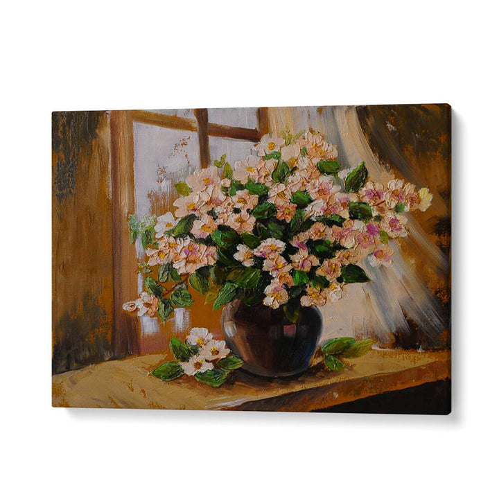 Potted Petals Vintage European Paintings in Gallery Wrap