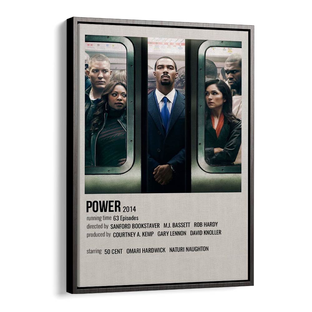 Power 2014 Movie Posters in Black Floater Frame