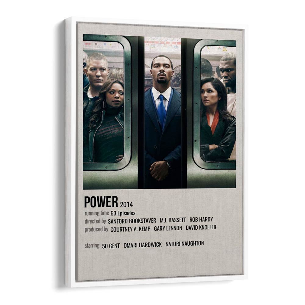 Power 2014 Movie Posters in White Floater Frame