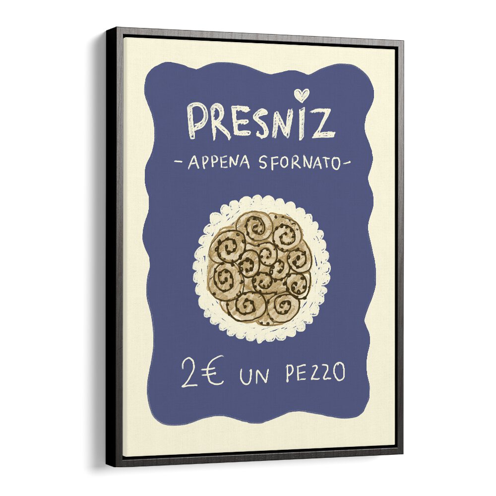 Presniz Up by Studio Dolci Kitchen Posters in Black Floater Frame