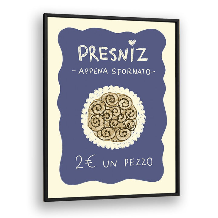 Presniz Up by Studio Dolci Kitchen Posters in Black Plain Frame