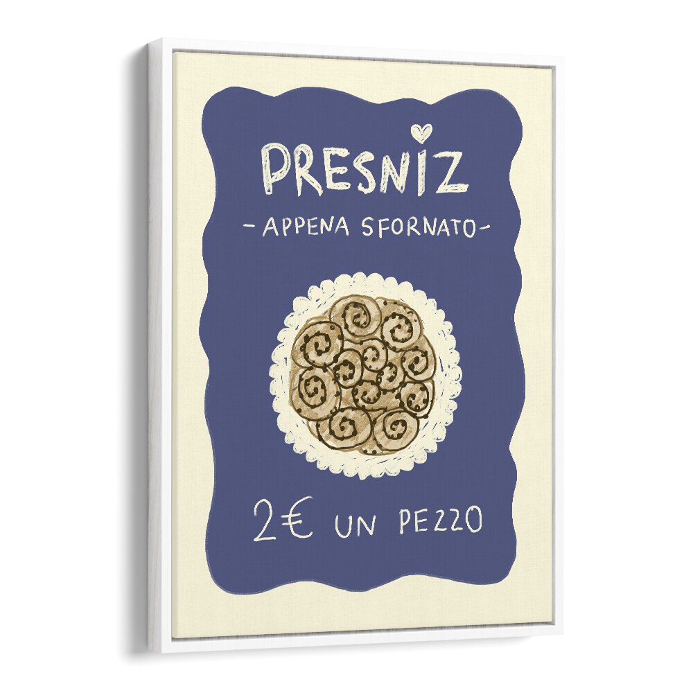 Presniz Up by Studio Dolci Kitchen Posters in White Floater Frame