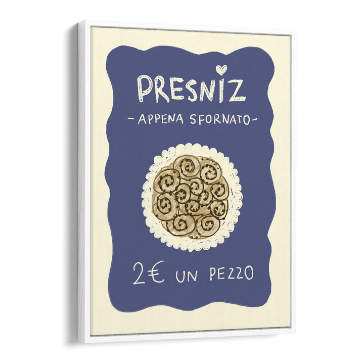 Presniz Up by Studio Dolci Kitchen Posters in White Floater Frame