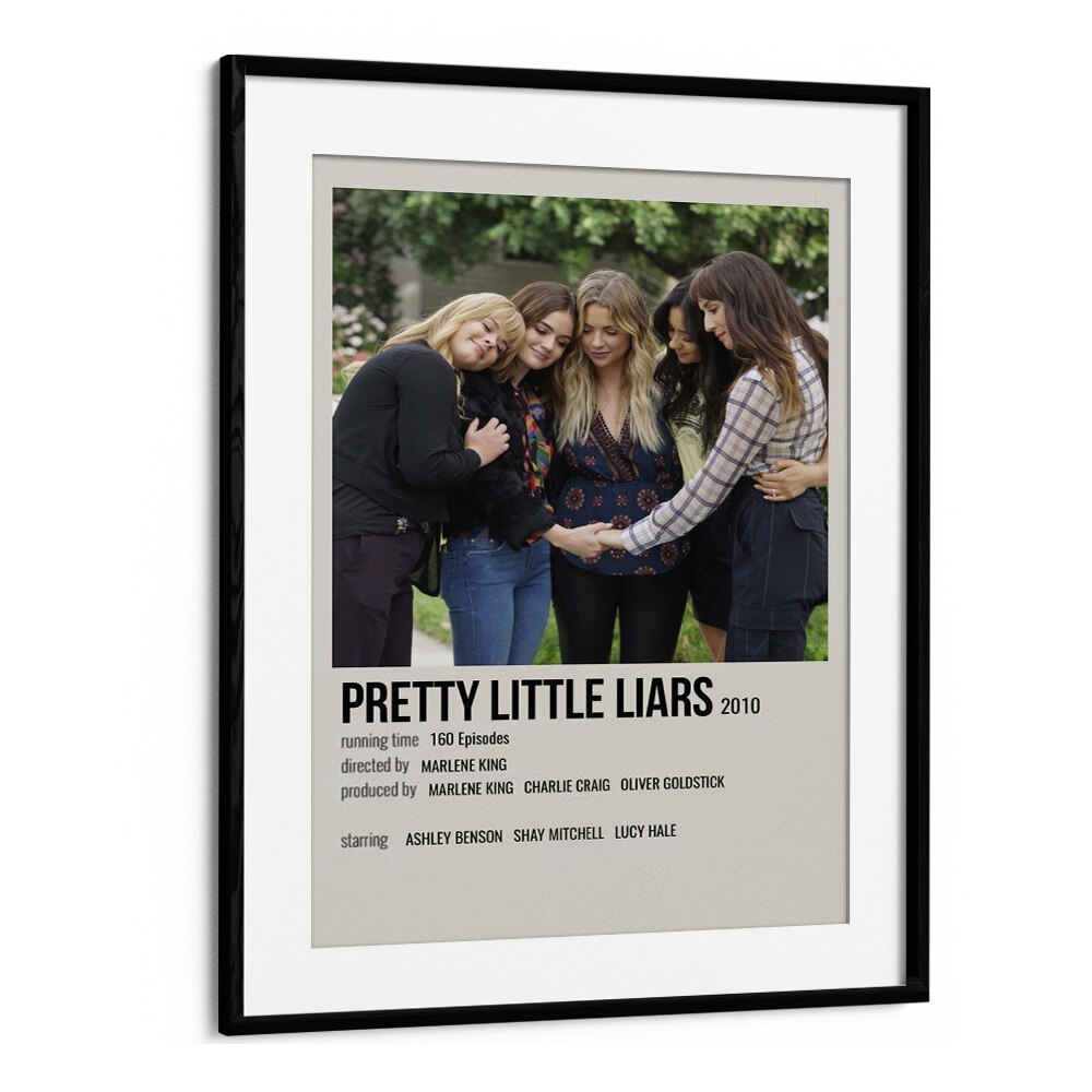 Pretty Little Liars Movie Posters in Black Frame With Mount