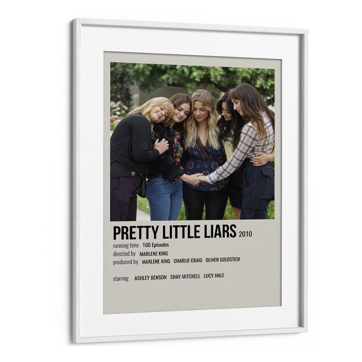 Pretty Little Liars Movie Posters in White Frame With Mount