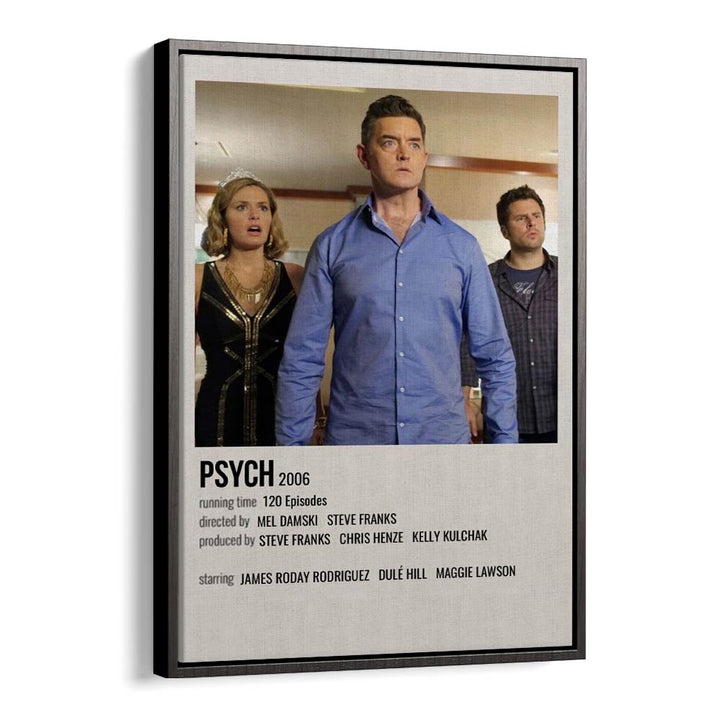 Psych 2006 Movie Posters in Black Floater Frame
