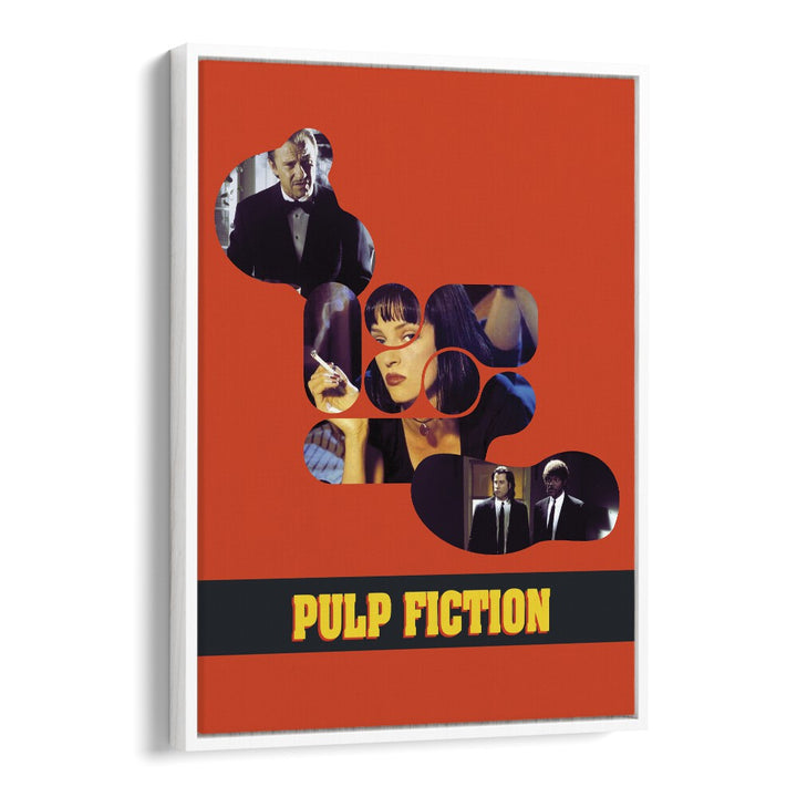 Pulp Fiction by Grishma Korjani Movie Posters in White Floater Frame