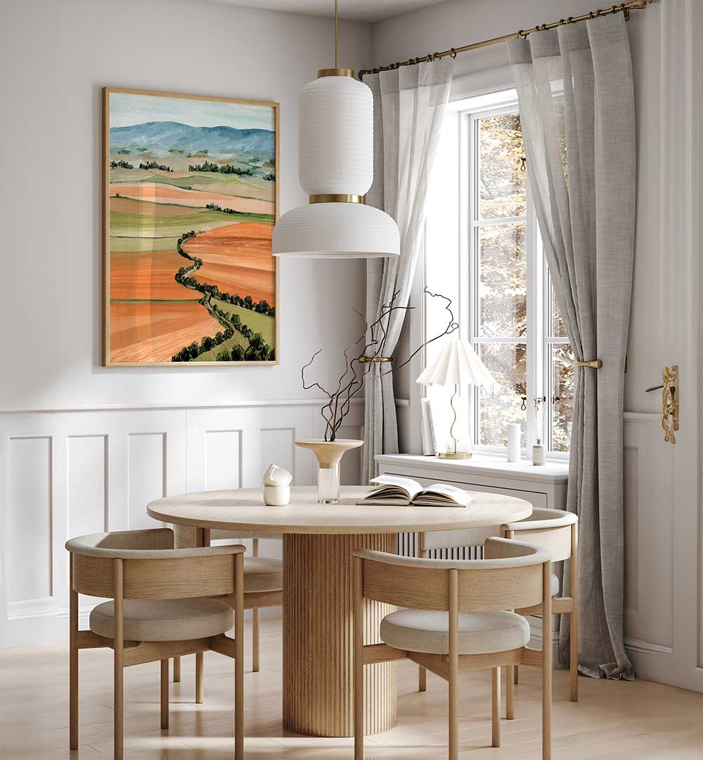 QUENIVA PATCHWORK LANDSCAPE , LANDSCAPE PAINTINGS