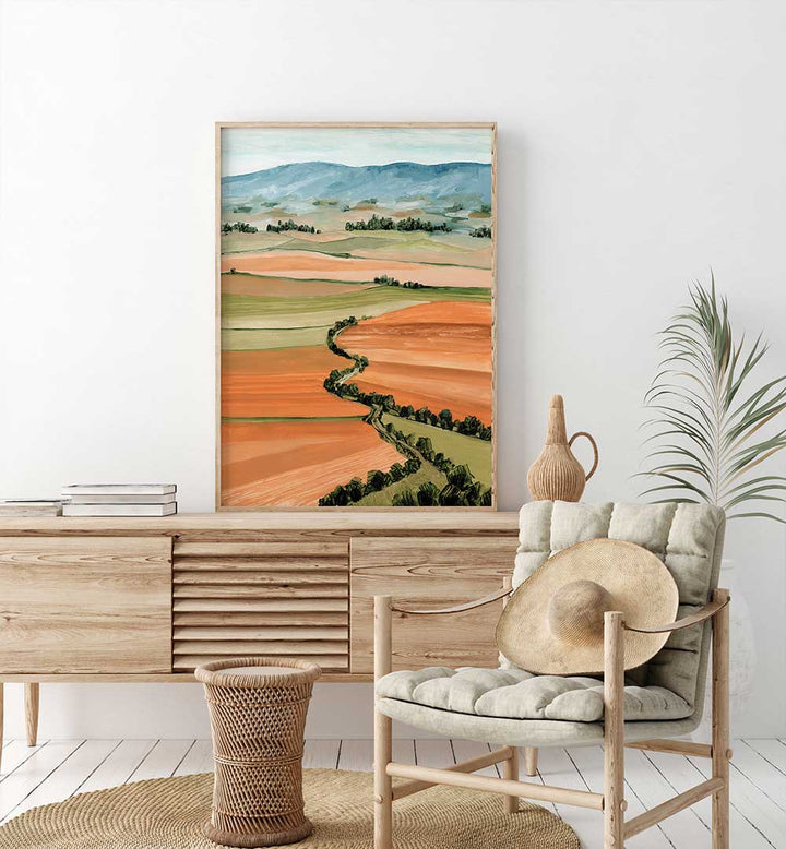 QUENIVA PATCHWORK LANDSCAPE , LANDSCAPE PAINTINGS