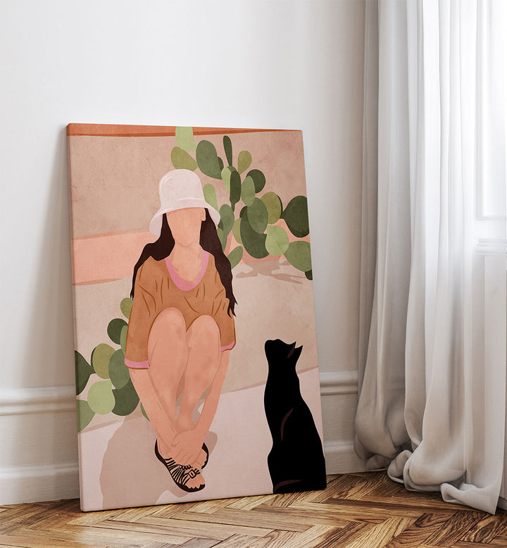 QUIET AFTERNOON , PORTRAITS & FIGURATIVE ILLUSTRATIONS