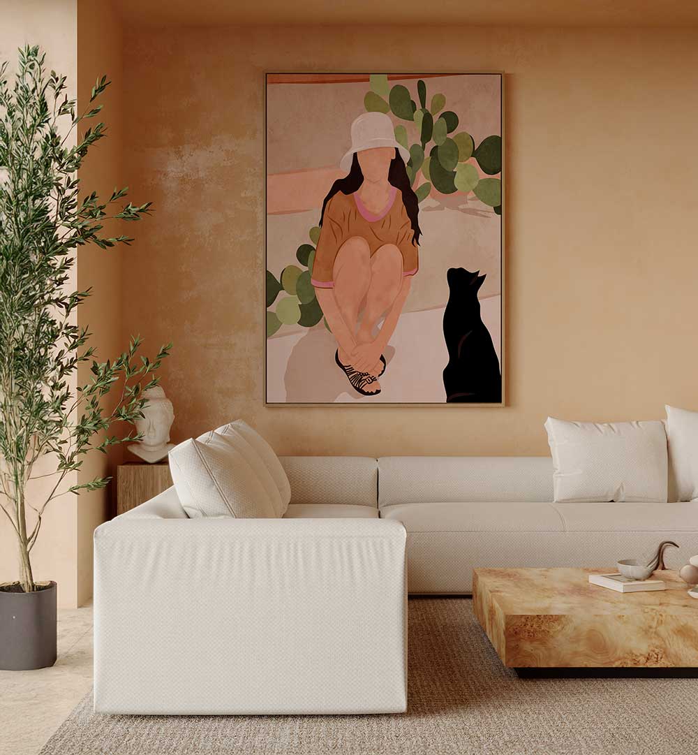 QUIET AFTERNOON , PORTRAITS & FIGURATIVE ILLUSTRATIONS