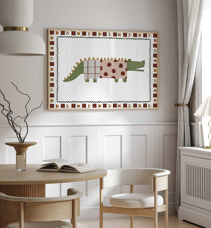 QUILTED CROCODILE , KIDS ROOM PAINTINGS