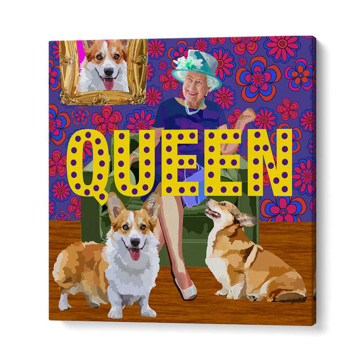 Queen By Lynnda Rakos Pop Art Paintings Pop Art Prints in Gallery Wrap