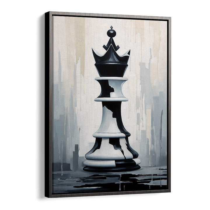 Queen Gaming Posters in Black Floater Frame