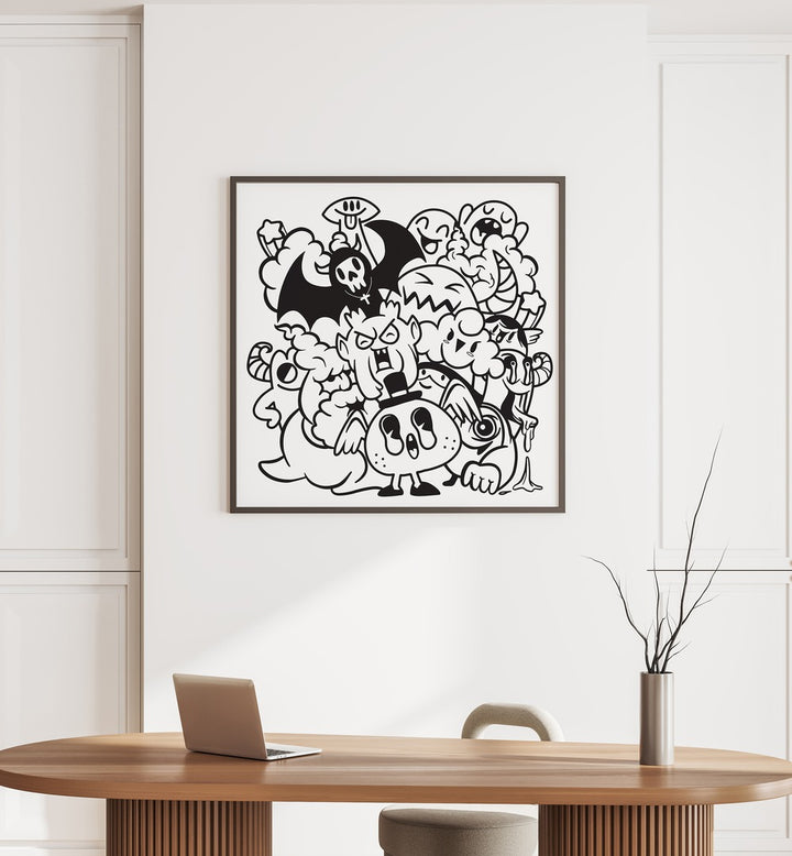 QUIRKY QUANDARIES DOODLE ART PAINTING