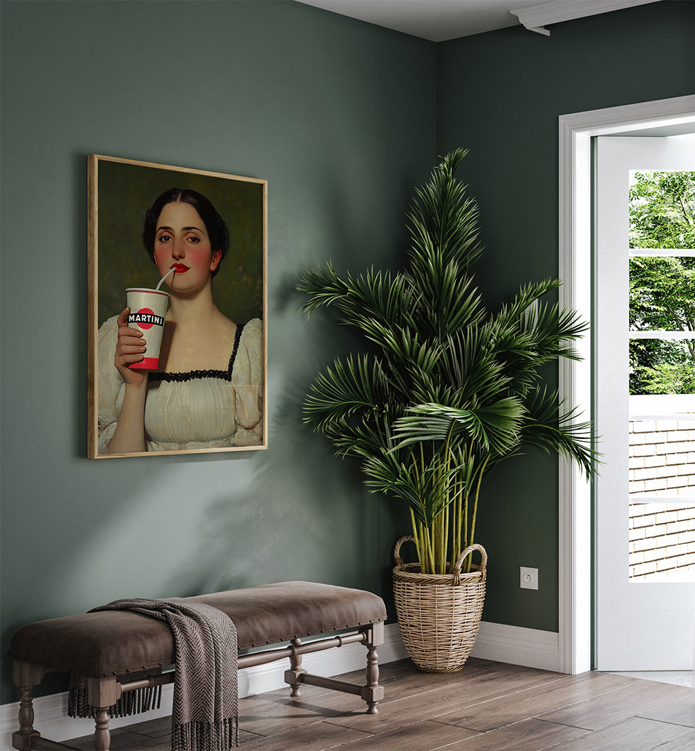 CASUAL MARTINI , ALTERED ART PRINTS
